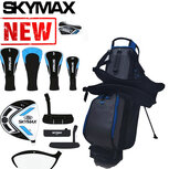 Skymax S1 Complete Golfset Dames Graphite met Standbag Zwart/Blauw