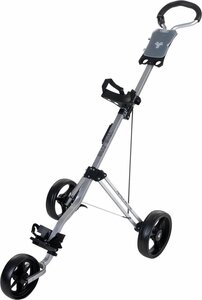 Fastfold Trilite 3 wiel Golftrolley, zilver
