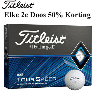 Titleist Tour Speed golfballen 12 Stuks korting