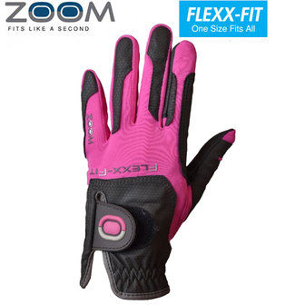 Zoom One Size Fits All Junior golfhandschoen, fuchsia