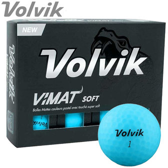 Volvik Vimat Soft Golfballen Blauw 12 stuks
