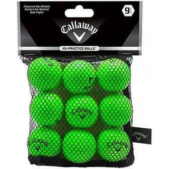 dichtheid Duplicatie Analist Callaway HX Practice Balls Golfballen 9 Stuks, groen kopen? -  Golfdiscounter.nl