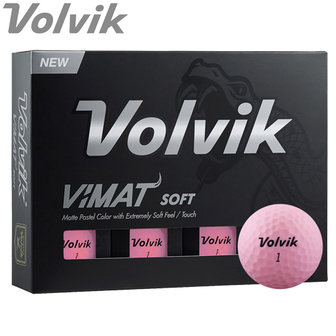 Volvik Vimat Soft Golfballen Mat Lichtroze 12 stuks
