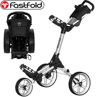 Fastfold Square Golftrolley, wit