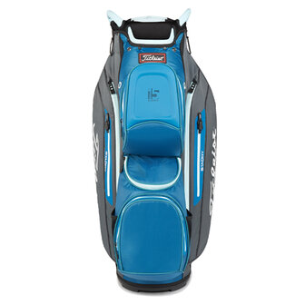 Titleist Cart 15 StaDry Waterproof Cartbag, grijs/blauw/lichtblauw 3
