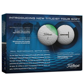 Titleist Tour Soft golfballen 12 Stuks