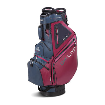 Big Max Dri Lite Sport 2 Cartbag, donkerblauw/bordeaux 2