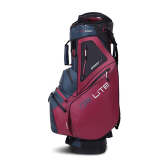 Big Max Dri Lite Sport 2 Cartbag, donkerblauw/bordeaux 9