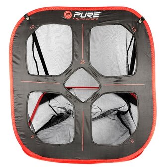 Pure2improve Pop Up Chipping Net 5 Targets Vooraanzicht