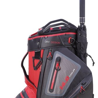 Big Max Dri Lite Tour Cartbag, rood/zwart/grijs 3