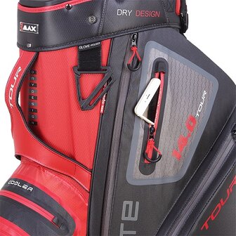 Big Max Dri Lite Tour Cartbag, rood/zwart/grijs 5