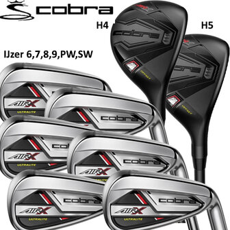 EXTRA LAGE PRIJS! Cobra Air-X 2 Combo Golfset Heren graphite H4, H5, 6-SW