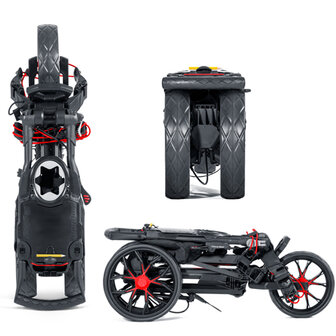 BagBoy Slimfold Golftrolley , ingeklapt