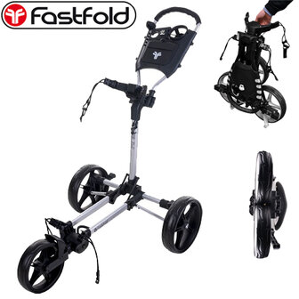 Fastfold Slim Golftrolley, zilver