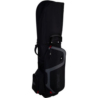 Skymax Lichtgewicht Cartbag, regenhoes tas zwart/rood