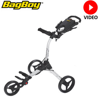 BagBoy Compact 3 Golftrolley, zilver