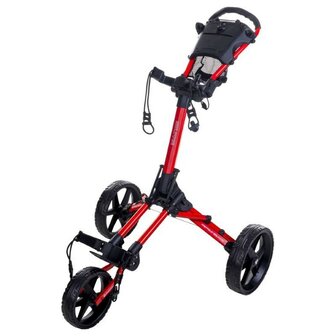 Fastfold Square Golftrolley, rood