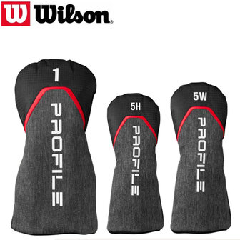 Wilson Profile Complete Golfset Heren Staal, headcover overzicht