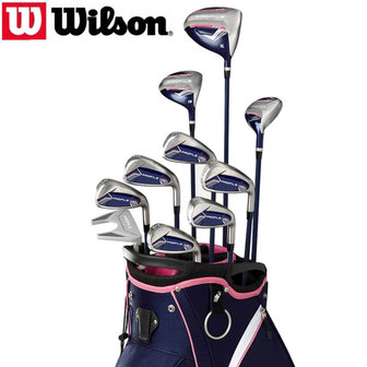 Wilson Profile 14-Delige Golfset Dames Graphite, complete golfset