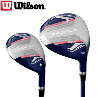 Wilson Profile 13-Delige Golfset Dames Graphite, hybride 5 en wood 5