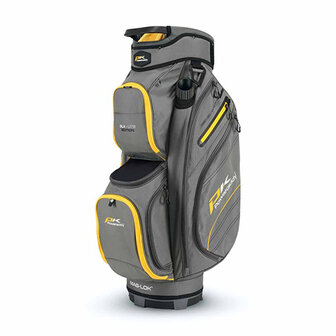 PowaKaddy DLX - Lite Edition Cartbag, grijs/geel