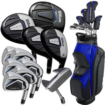 Wilson Player Fit 17-Delige Golfset Heren Graphite, overzicht