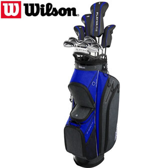 Wilson Player Fit 17-Delige Golfset Heren Graphite, Cartbag met inhoud