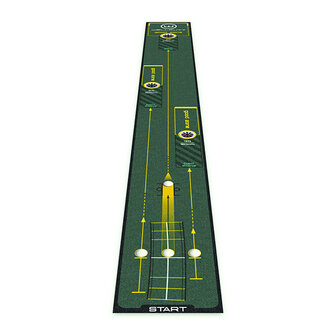 Wellputt Putting Mat - 3M - Green, foto 2