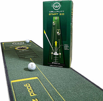 Wellputt Putting Mat - 3M - Green, foto met doos
