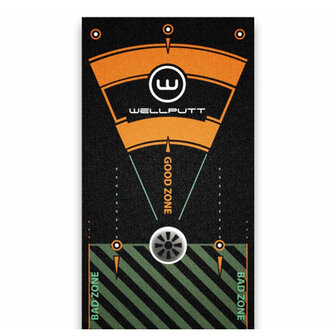 Wellputt Putting Mat Performance - 4m - Zwart, detail hole