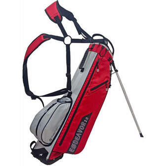 Fastfold Endeavor Standbag, rood/wit