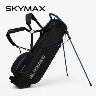 Skymax Blizzard 2.0 Standbag , wit achtergrond, zwart/blauw