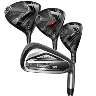 DEMO Z.G.A.N.: Cobra DarkSpeed Adapt IJzers 5 t/m PW-GW-SW - 0,5 inch, Driver, Wood 3, Hybride 4 - 2025