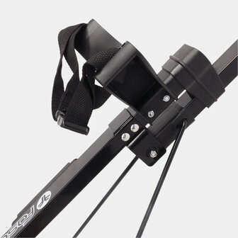 Fastfold Blaze Black 3 Wheel Golf Trolley, tassteun