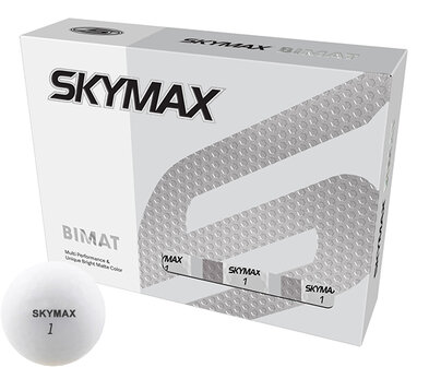 Skymax Bimat Soft Matte Golfballen 12 Stuks Wit