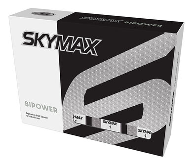 Skymax Bipower Soft Golfballen 12 Stuks Wit