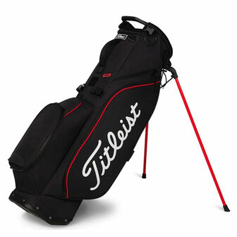 Titleist Players S4 Standbag, zwart/rood