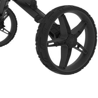 Fastfold Smart 2.0 Golftrolley, zwart wielfoto
