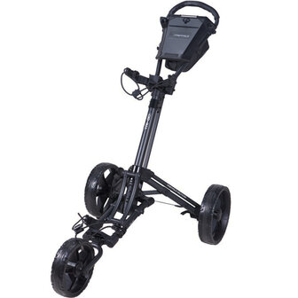 Fastfold Tri-Go Golftrolley, zwart