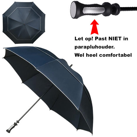 Inspecteren louter fout Storm Paraplu XXL, navy - Golfdiscounter.nl