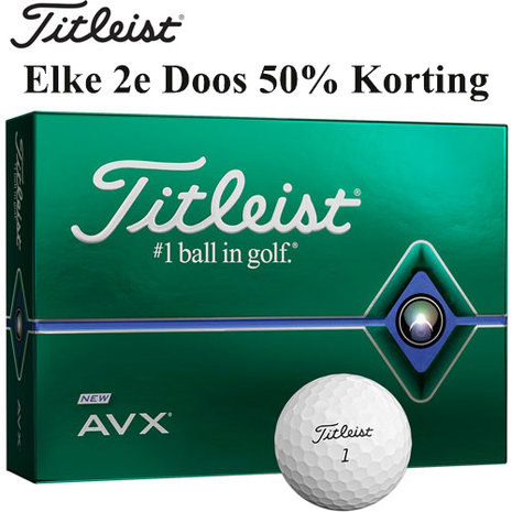 Titleist AVX golfballen 12 Stuks korting