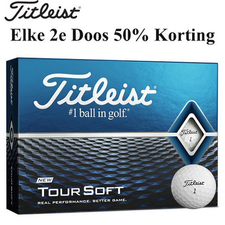 Titleist Tour Soft golfballen 12 Stuks korting