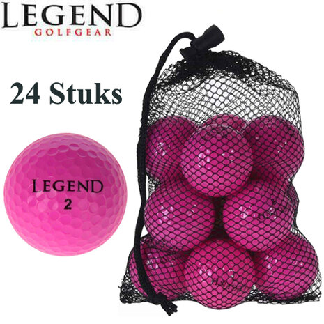 hoog Aankondiging Toegangsprijs 24-Stuks Legend Golfballen, roze - Golfdiscounter.nl
