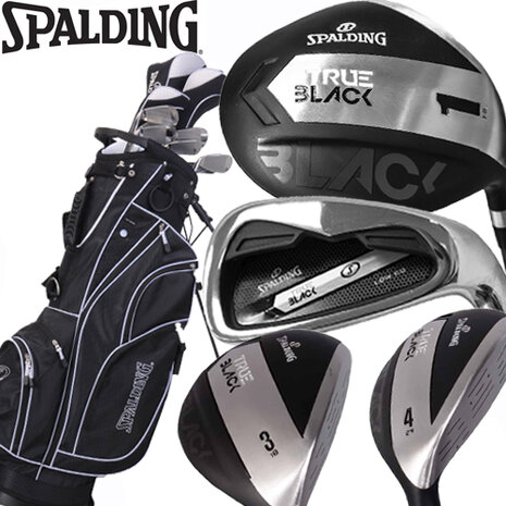 eigenaar Fahrenheit lijst Spalding True Black Complete Golfset Heren Staal - Golfdiscounter.nl