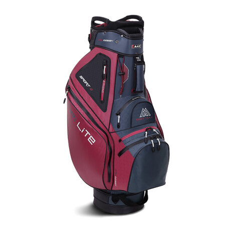 Big Max Dri Lite Sport 2 Cartbag, donkerblauw/bordeaux 12