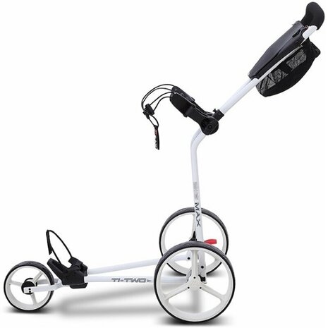 Big Max Ti Two Golftrolley, wit 2