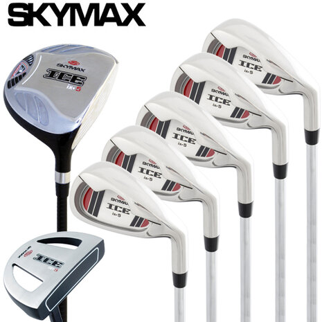 Skymax IX-5 Halve Linkshandige Golfset Heren Staal Zonder Tas - Golfdiscounter.nl