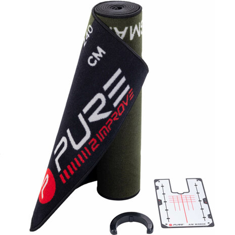 Pure2Improve Putting Practice Set 2 XL met cup en spiegel