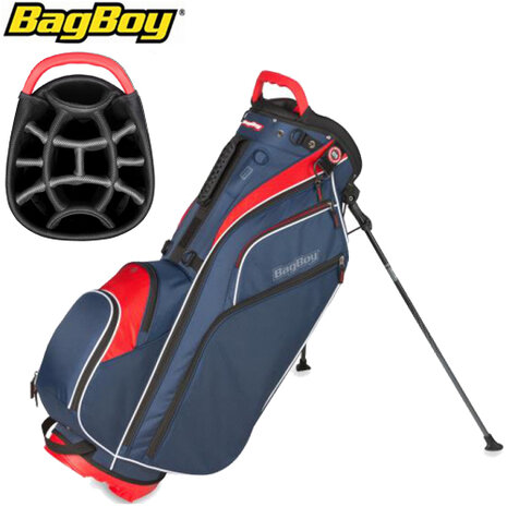 BagBoy Go Lite Hybrid Standbag, blauw/rood