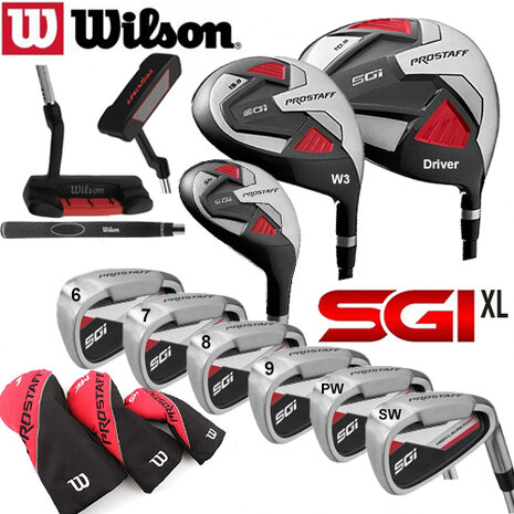 Wilson Prostaff SGI XL Complete Golfset Heren Graphite Zonder Tas